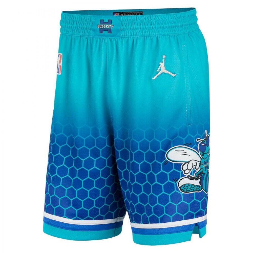Men's Charlotte Hornets Green 2021/22 Swingman Shorts - City Edition-Pro Kit Vault | Brand New 26/27 Sports Jerseys